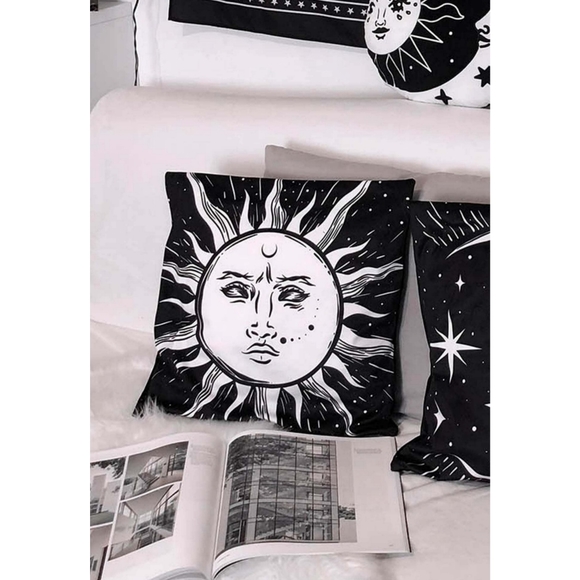 Killstar Vintage Sun Cushion Cover - Picture 2 of 2